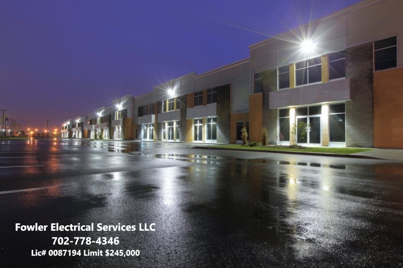 Property lighting upgrade by Fowler Electric